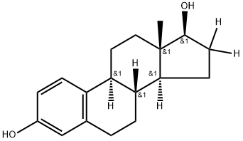 17BETA-ESTRADIOL-16,16-D2 Struktur