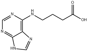 4-(7H-purin-6-ylamino)butanoic acid Struktur