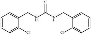 1,3-Bis(o-chlorobenzyl)thiourea Struktur