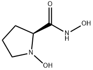 2-Pyrrolidinecarboxamide,N,1-dihydroxy-,(S)-(9CI) Struktur