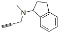 N-methyl-N-2-propynyl-1-indanamine Struktur