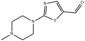 2-(4-METHYLPIPERAZIN-1-YL)THIAZOLE-5-CARBOXALDEHYDE Struktur