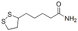 DL-5-(1,2-Dithiolan-3-yl)valeramide Struktur