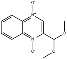 2-(dimethoxymethyl)quinoxaline 1,4-dioxide Struktur