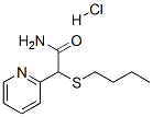 2-butylsulfanyl-2-pyridin-2-yl-acetamide hydrochloride Struktur