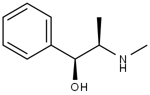 (+)EPHEDRINE HEMIHYDRATE Struktur