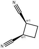 CIS-CYCLOBUTANE-1,2-DICARBONITRILE Struktur