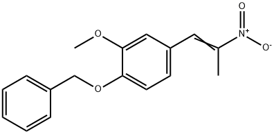 1-(4-BENZYLOXY-3-METHOXYPHENYL)-2-NITROPROPENE Struktur