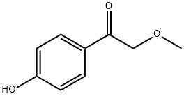 1-(4-hydroxyphenyl)-2-methoxyethan-1-one Struktur