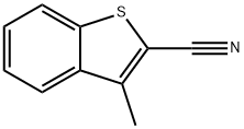 3-Methyl-1-benzothiophene-2-carbonitrile Struktur