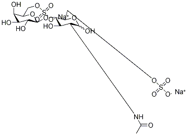 N-Acetyllactosamine 6,6’-Disulfate Disodium Salt Struktur