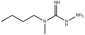 Hydrazinecarboximidamide, N-butyl-N-methyl- (9CI) Struktur