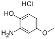 2-amino-4-methoxyphenol hydrochloride Struktur