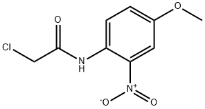 2-CHLORO-N-(4-METHOXY-2-NITRO-PHENYL)-ACETAMIDE Struktur