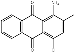 1-amino-4-chloro-2-methylanthraquinone Struktur