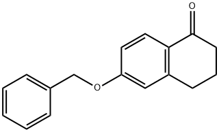 6-(benzyloxy)-3,4-dihydronaphthalen-1(2H)-one Struktur