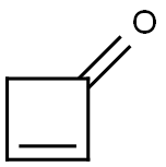 2-Cyclobuten-1-one Struktur