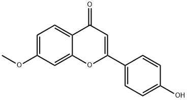 4'-HYDROXY-7-METHOXYFLAVONE Struktur