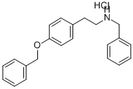 N-benzy-2-(4-(benzyloxy)phenyl)ethanamine Struktur