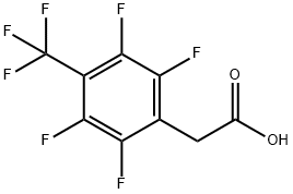 (4-Perfluorotolyl)acetic acid Struktur