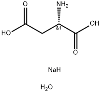 L-ASPARTIC ACID SODIUM SALT MONOHYDRATE Struktur