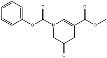 5,6-DIHYDRO-5-OXO-1,3(4H)-PYRIDINEDICARBOXYLIC ACID, 3-METHYL 1-PHENYL ESTER, 323201-20-3, 結(jié)構(gòu)式