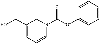 3-HYDROXYMETHYL-1(2H)-PYRIDINECARBOXYLIC ACID, PHENYL ESTER Struktur