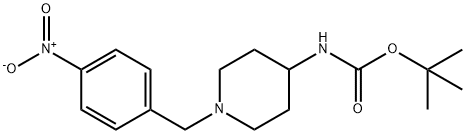 [1-(4-NITRO-BENZYL)-PIPERIDIN-4-YL]-CARBAMIC ACID TERT-BUTYL ESTER Struktur