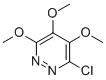 3-CHLORO-4,5,6-TRIMETHOXYPYRIDAZINE Struktur