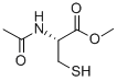 N-ACETYL-L-CYSTEINE METHYL ESTER Struktur