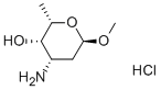 DAUNOSAMINE HYDROCHLORIDE Structure