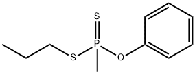 Methylphosphonodithioic acid O-phenyl S-propyl ester Struktur