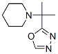 1-[1-Methyl-1-(1,3,4-oxadiazol-2-yl)ethyl]piperidine Struktur