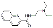 N-(2-diethylaminoethyl)quinoline-2-carboxamide Struktur