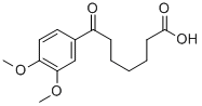 7-(3,4-DIMETHOXYPHENYL)-7-OXOHEPTANOIC ACID Struktur