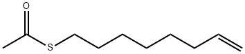 S-(7-Octenyl) ethanethioate Struktur