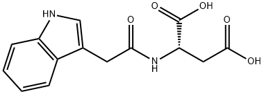 INDOLE-3-ACETYL-DL-ASPARTIC ACID Struktur