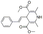 DIMETHYL 2,6-DIMETHYL-4-STYRYL-1,4-DIHYDROPYRIDINE-3,5-DICARBOXYLATE Struktur