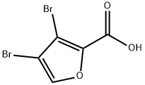 3,4-Dibromo-2-furancarboxylic acid Struktur