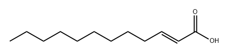 TRANS-2-DODECENOIC ACID Struktur