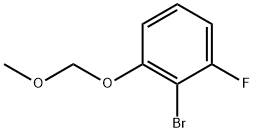 2-BROMO-1-FLUORO-3-(METHOXYMETHOXY)BENZENE Struktur