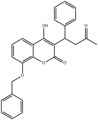 8-Benzyloxy Warfarin Struktur