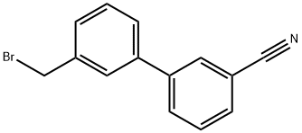 [1,1'-Biphenyl]-3-carbonitrile, 3'-(broMoMethyl)- Struktur