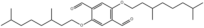 2 5-BIS(3' 7'-DIMETHYLOCTYLOXY)TEREPHTA& Struktur