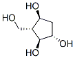 1,2,4-Cyclopentanetriol, 3-(hydroxymethyl)-, (1S,2S,3R,4S)- (9CI) Struktur