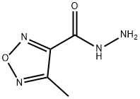 3-methylfurazan-4-carboxylic acid hydrazide Struktur