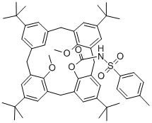 25,27-DIMETHOXY-26-(N-TOSYL)CARBAMOYLOXY-P-TERT-BUTYLCALIX[4!ARENE, 95 Struktur