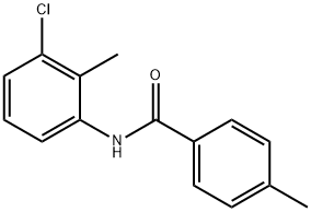 N-(3-chloro-2-methylphenyl)-4-methylbenzamide Struktur