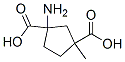 1,3-Cyclopentanedicarboxylicacid,1-amino-,3-methylester(9CI) Struktur