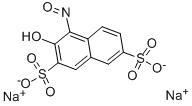 1-NITROSO-2-NAPHTHOL-3,6-DISULFONIC ACID DISODIUM SALT Struktur